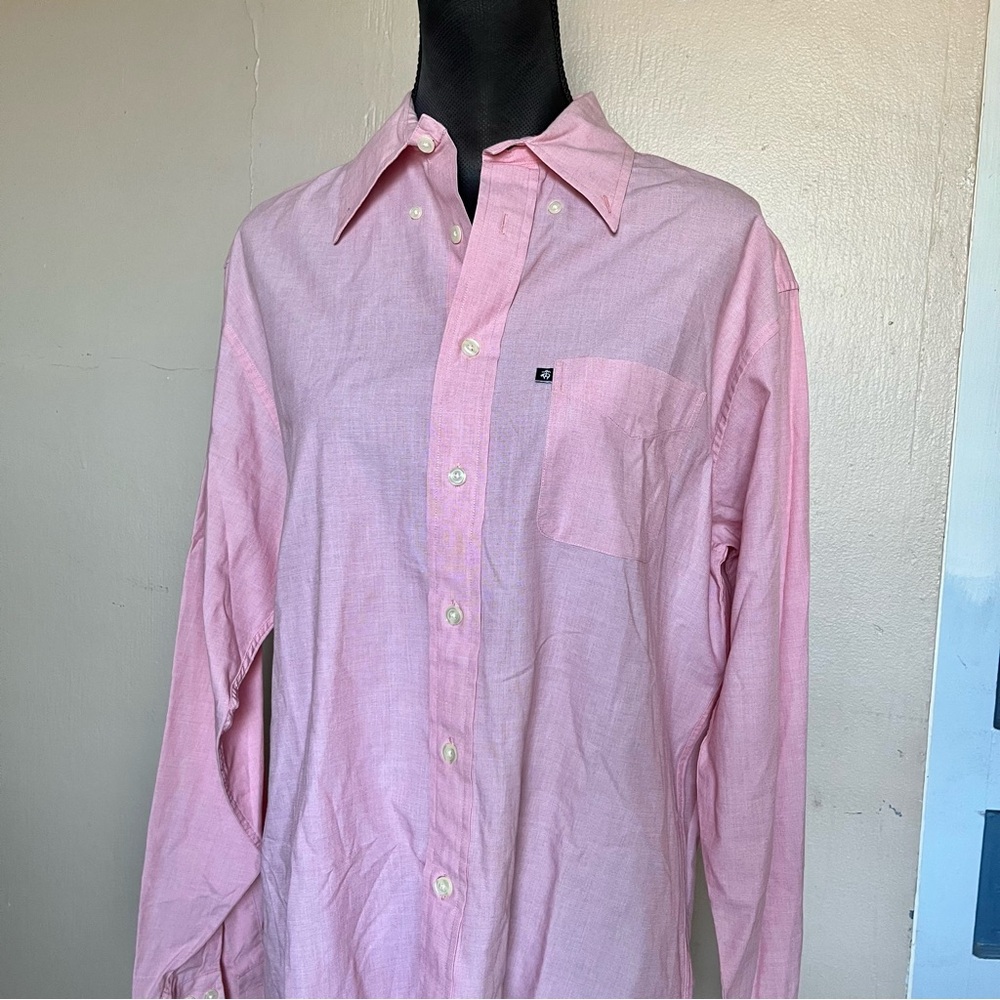 Brooks Brothers 346 100% cotton pink button down shirt